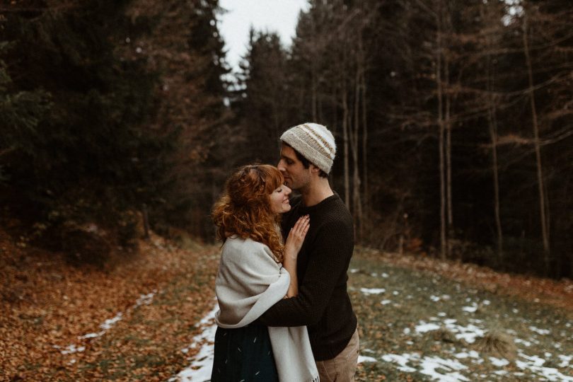 Une séance engagement en Haute Savoie - Photos : La Boheme Photographie - Blog mariage : La mariée aux pieds nus