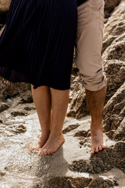 Une séance engagement sur la plage - Photos : Lorenzo Accardi - Blog mariage : La mariée aux pieds nus