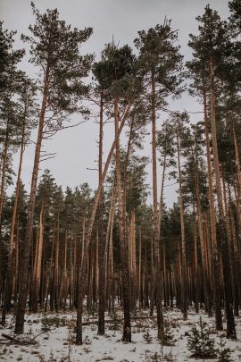 Une séance photo de couple dans les montagnes en hiver - Photos : Loric Gonzalez - Blog mariage : La mariée aux pieds nus