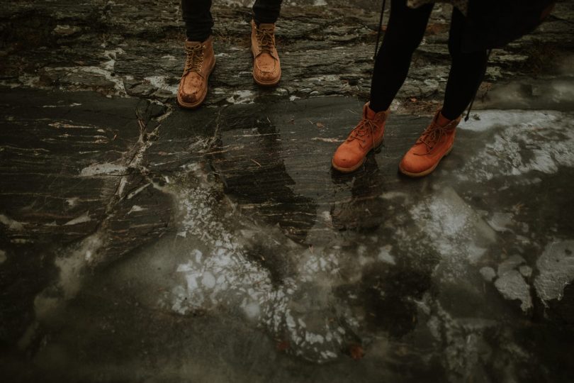 Une séance engagement en Norvège - Photos : Emilia and Valentin - Blog mariage : La mariée aux pieds nus