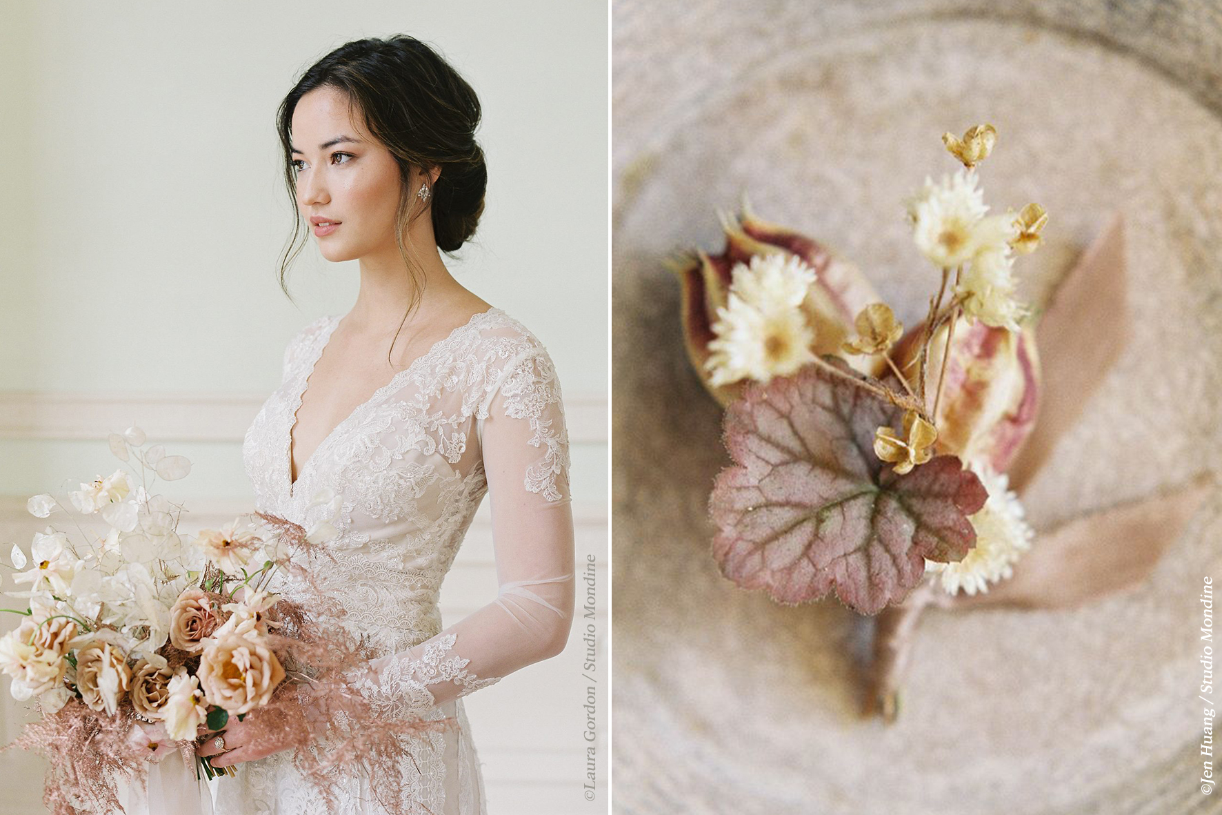 Incorporer des fleurs séchées dans la décoration de votre mariage - la  mariee aux pieds nus