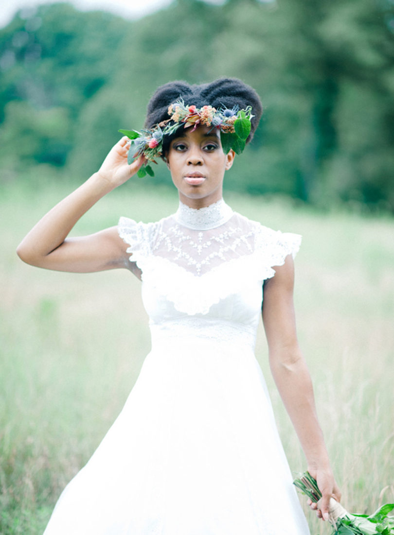 10 idées de coiffures de mariée aux cheveux afro