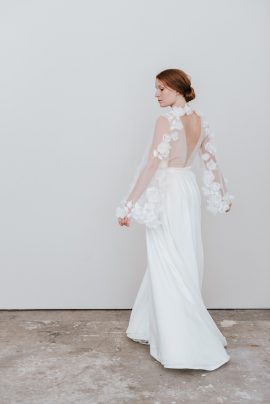 Isabella Boutin - Robes de mariée - Collection 2020 - Photos : Chloé Lapeyssonnie - Blog mariage : La mariée aux pieds nus