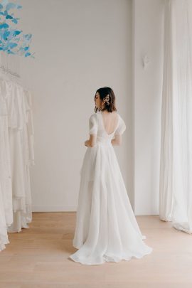 Adélie Métayer - Robes de mariée - Prêt-à-porter - Photos : Elise Morgan - Blog mariage : La mariée aux pieds nus