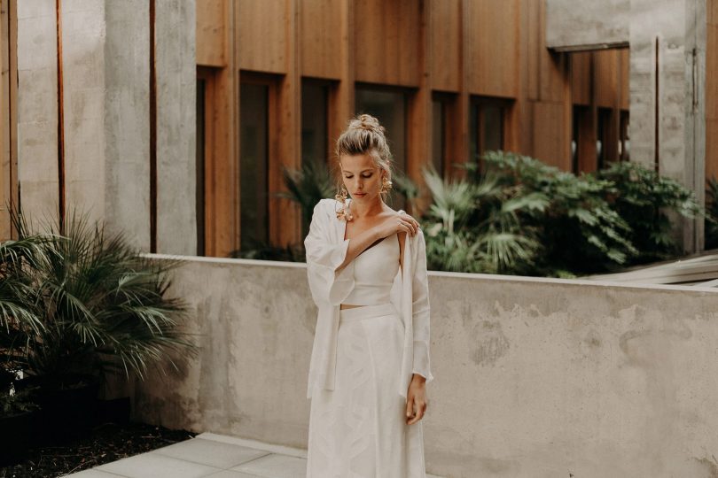 Camille MArguet - Robes de mariée - Collection 2019 - Photos : Baptiste Hauville - Blog mariage : La mariée aux pieds nus