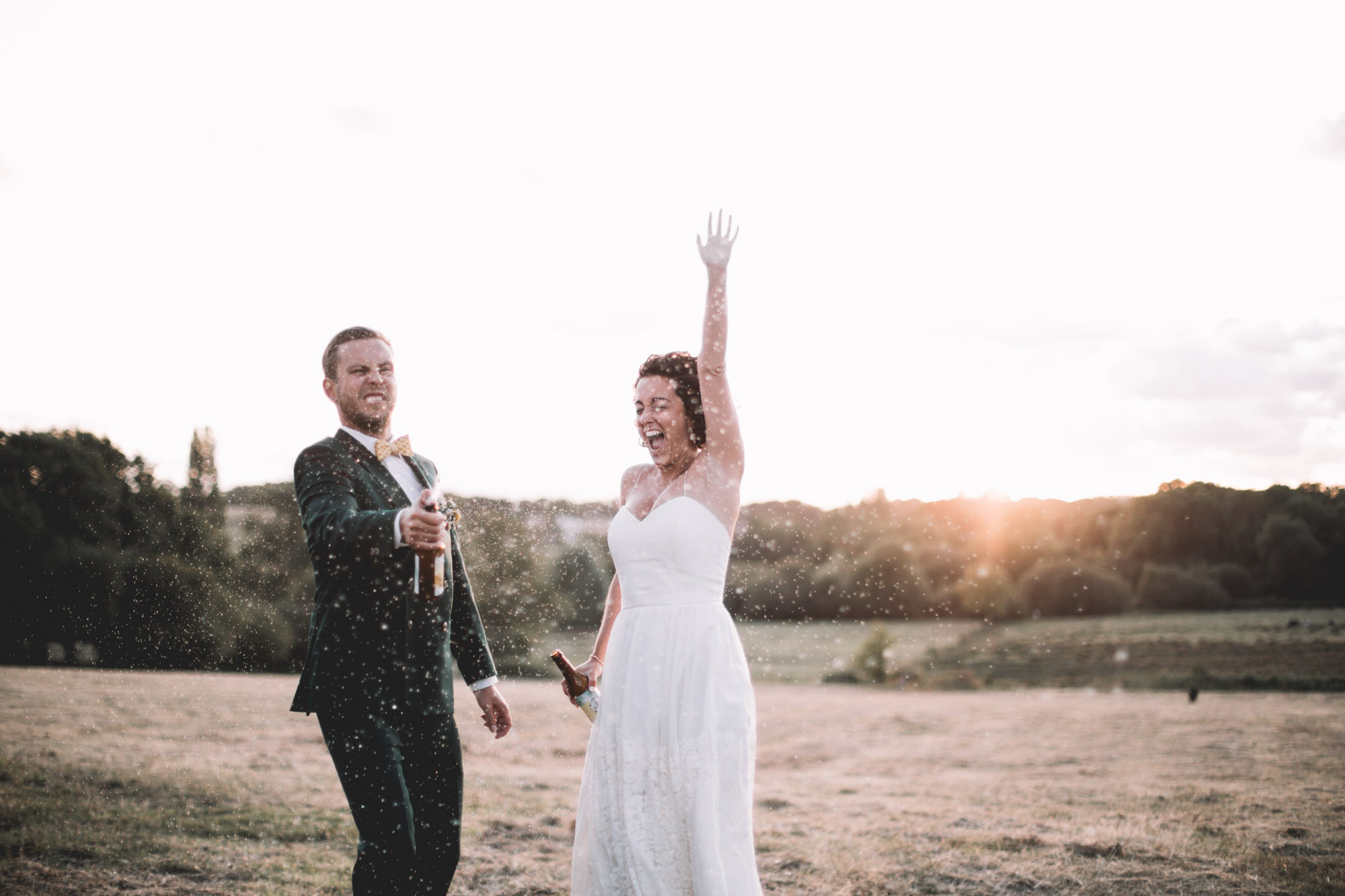 Les bandits : photographes & vidantes - Blog mariage : La mariée aux pieds nus.