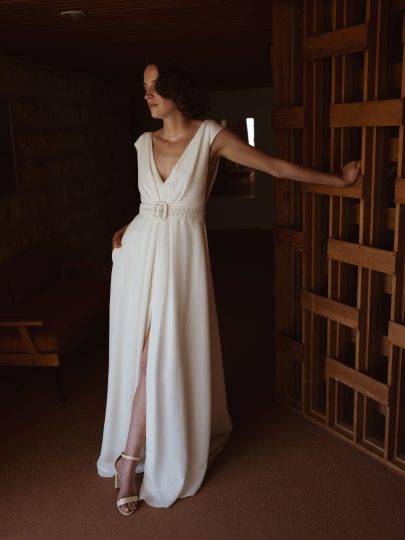 Céline de Monicault : Collection Orée 2021 - Blog mariage : La mariée aux pieds nus.