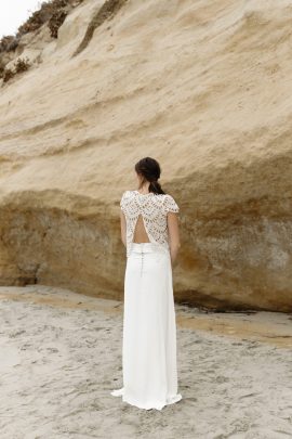 Essayer sa robe de mariée chez soi avec Christina Sfez - Try at home - Blog mariage : La mariée aux pieds nus