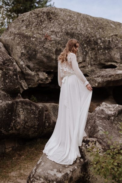 Elodie Courtat - Robes de mariée - Collection 2019 - Photos : Lika Banshoya - La mariée aux pieds nus