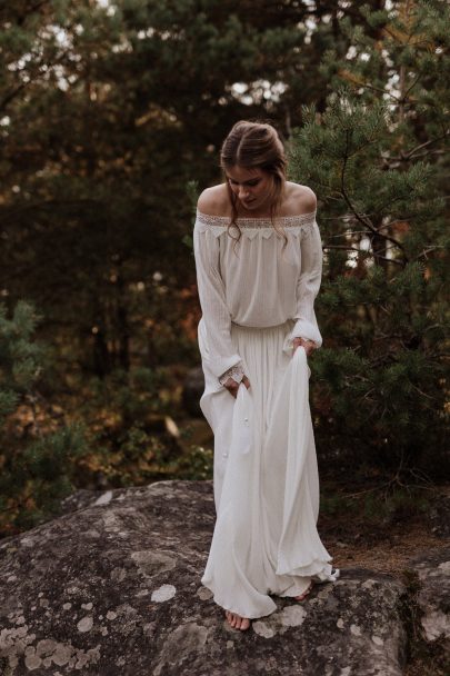 Elodie Courtat - Robes de mariée - Collection 2019 - Photos : Lika Banshoya - La mariée aux pieds nus