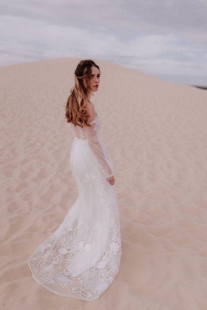 Elodie Courtat - Robes de mariée - Collection 2020 - Photographe : Lika Banshoya - Blog mariage : La mariée aux pieds nus