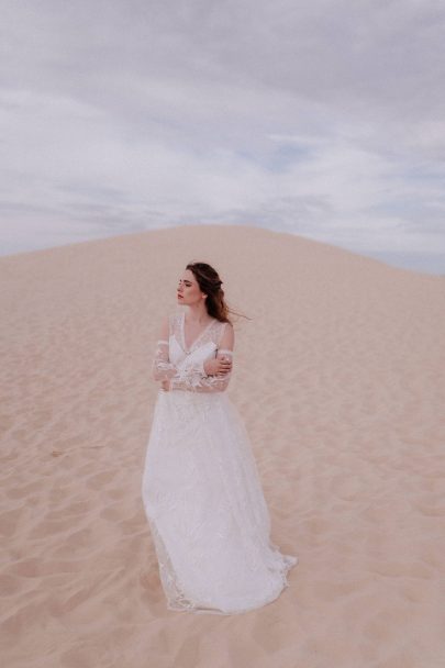Elodie Courtat - Robes de mariée - Collection 2020 - Photographe : Lika Banshoya - Blog mariage : La mariée aux pieds nus