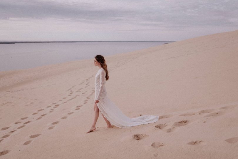 Elodie Courtat - Robes de mariée - Collection 2020 - Photographe : Lika Banshoya - Blog mariage : La mariée aux pieds nus