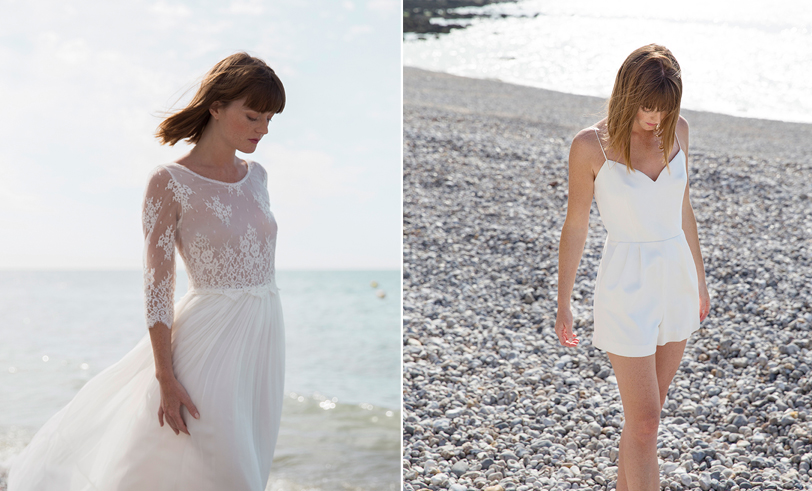 Elodie Michaud - Robes de mariée - Collection 2018 - Blog mariage : La mariée aux pieds nus