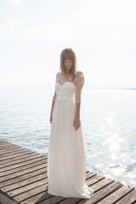 Elodie Michaud - Robes de mariée - Collection 2019 - Blog mariage : La mariée aux pieds nus