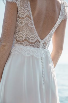 Elodie Michaud - Robes de mariée - Collection 2019 - Blog mariage : La mariée aux pieds nus