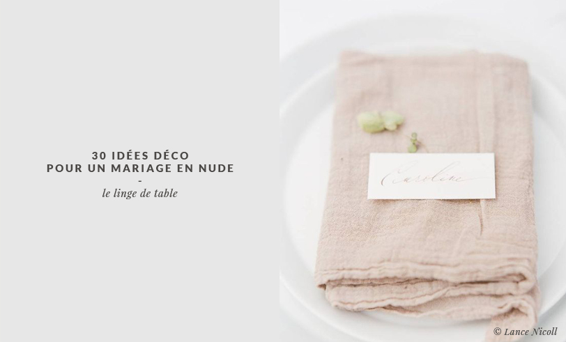 Idées pour un mariage en nude - Blog mariage - La mariée aux pieds nus