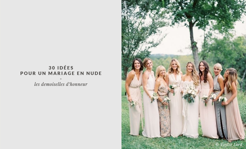 Idées pour un mariage en nude - Blog mariage - La mariée aux pieds nus