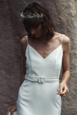 Laure de Sagazan - Robes de mariée - Collection 2021 - Photos : Laurent Nivalle - Blog mariage : La mariée aux pieds nus