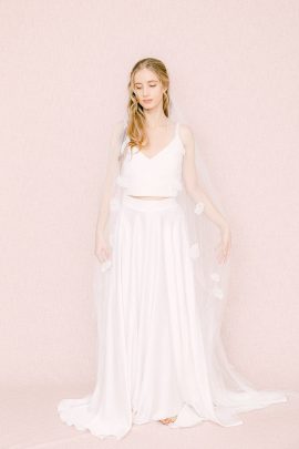 Les couronnes de Victoire - Collection voiles de mariée - Blog mariage : La mariée aux pieds nus