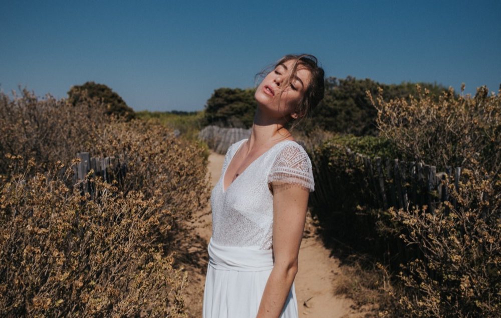 Lorafolk - Robes de mariée - Collection 2018 - Photos : Laurence Revol - Blog mariage : La mariée aux pieds nus