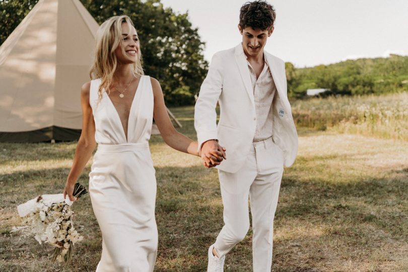 Un mariage nomade chic - Photos : Lorenzo Accardi - Blog mariage : La mariée aux pieds nus.