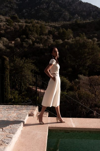 Maison Lemoine - Robes de mariée - Collection Mallorca mi amor - Photos : Marion Colombani - Blog mariage : La mariée aux pieds nus