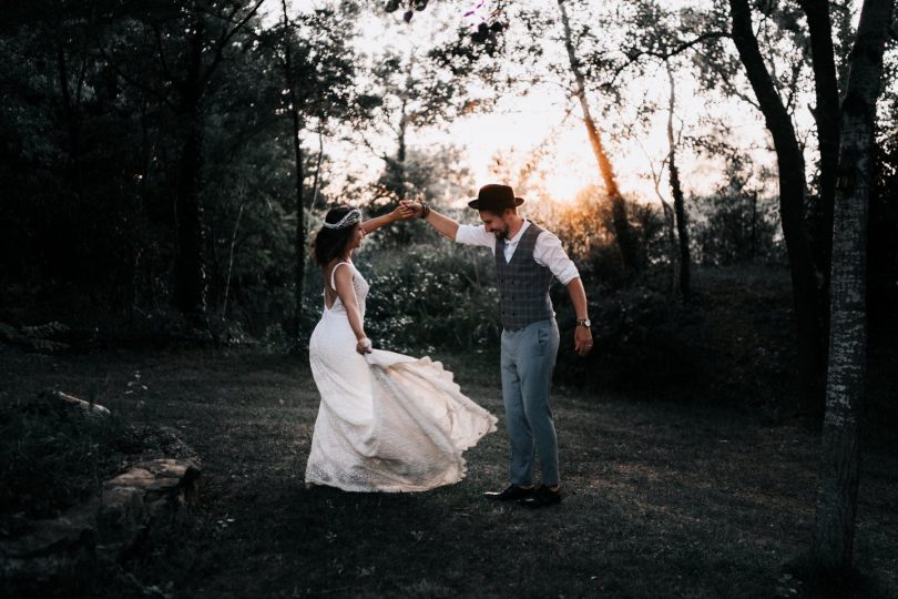 Un mariage bohème au Domaine Le Taleur - Photos : Delphine Closse - Blog mariage : La mariée aux pieds nus