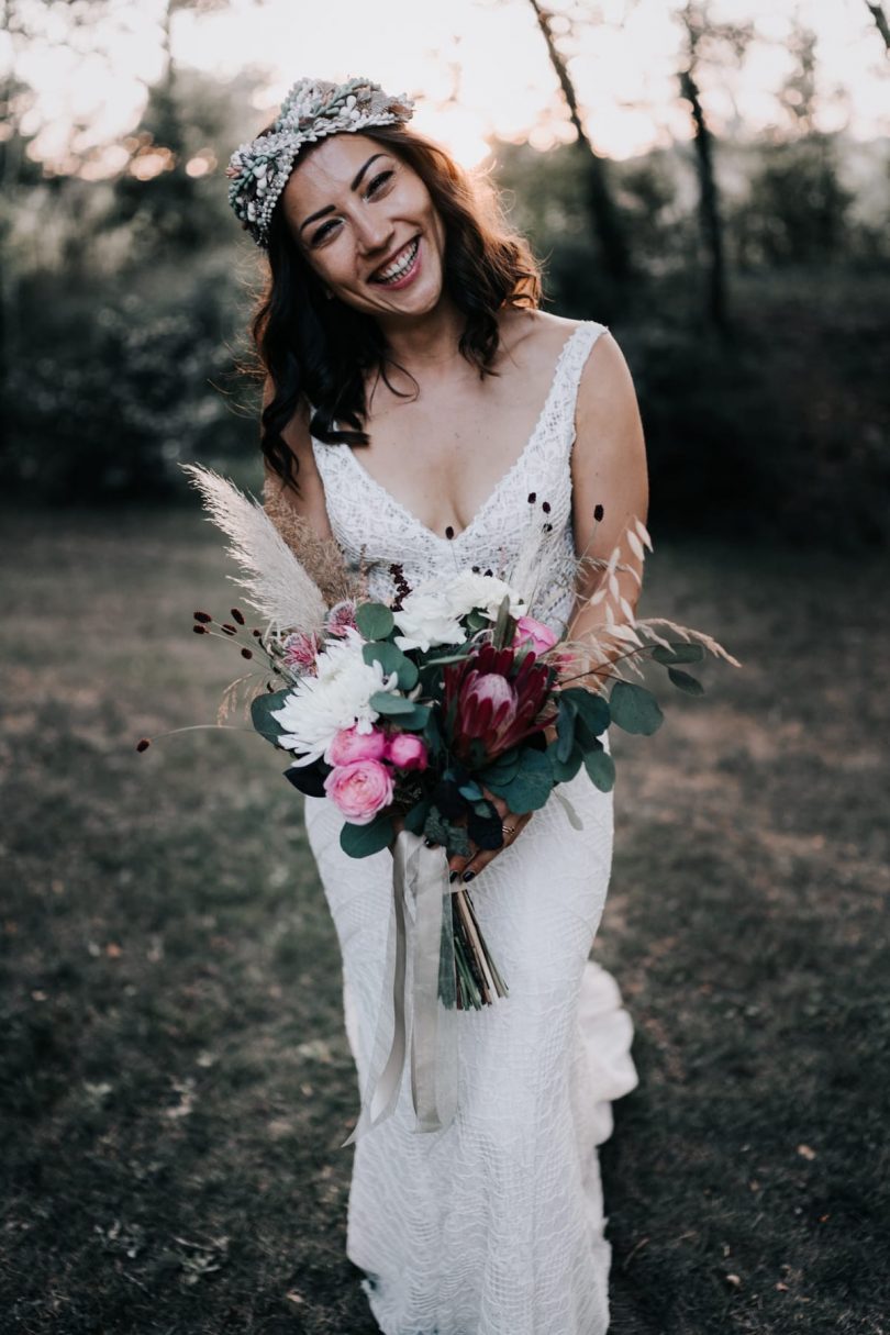 Un mariage bohème au Domaine Le Taleur - Photos : Delphine Closse - Blog mariage : La mariée aux pieds nus