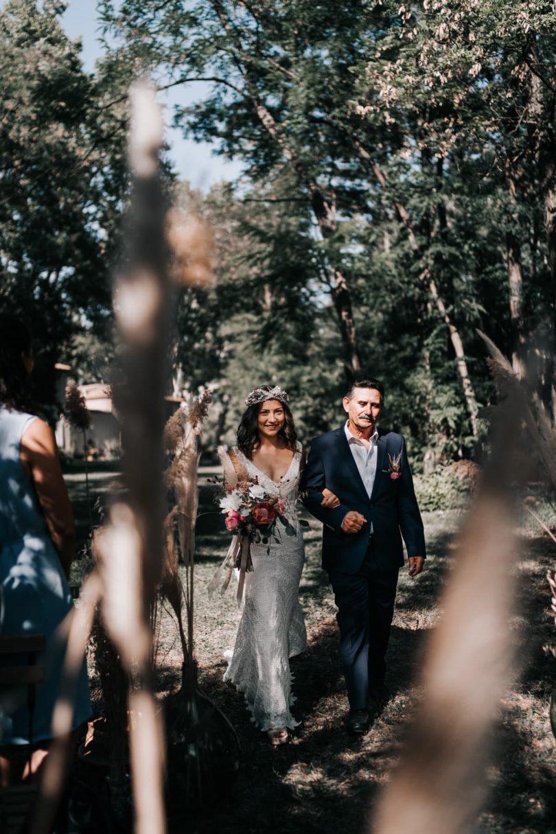 Un mariage bohème au Domaine Le Taleur - Photos : Delphine Closse - Blog mariage : La mariée aux pieds nus