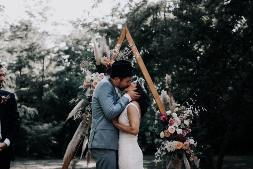 Un mariage bohème au Domaine Le Taleur - Photos : Delphine Closse - Blog mariage : La mariée aux pieds nus