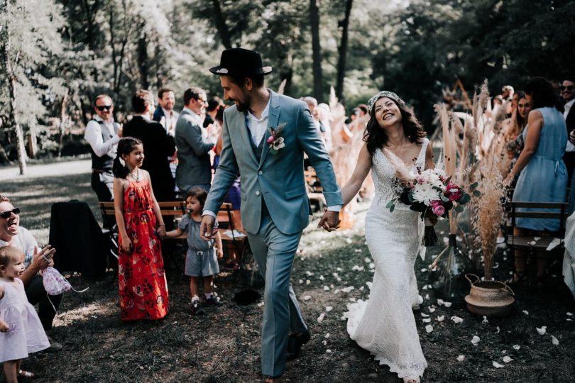 Un mariage bohème au Domaine Le Taleur - Photos : Delphine Closse - Blog mariage : La mariée aux pieds nus