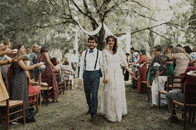 Un mariage simple et champêtre dans la Sarthe - Photos : Romuald Payraudeau - Blog mariage : La mariée aux pieds nus