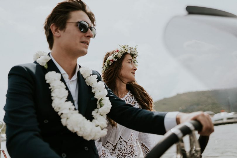 Un mariage au rocher Lumio en Corse - Photos : Madame B Photographie - Blog mariage : La mariée aux pieds nus