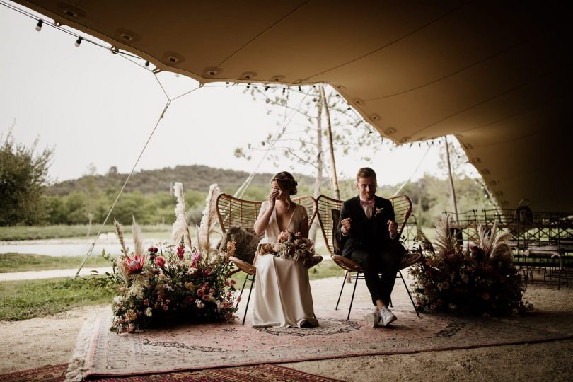 Un mariage aux Domaines de Patras en Provence - Blog mariage : La mariée aux pieds nus - Photos : Coralie Lescieux