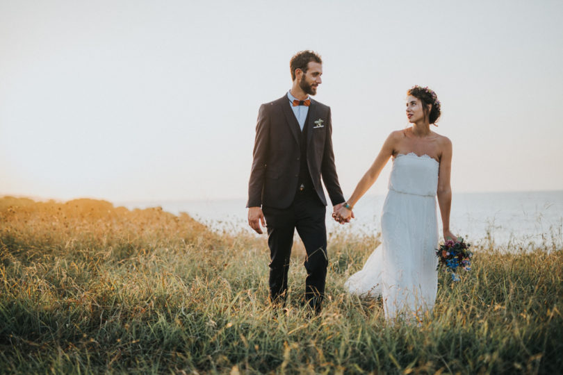 Un mariage coloré au Pays Basque - A découvrir sur www.lamarieeauxpiedsnus.com - Photos : Clément Minair