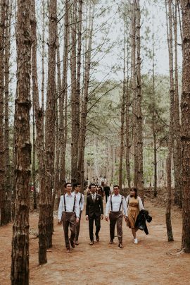 Un mariage romantique dans une forêt au vietnam - Photos : Phan Tien Photography -Blog mariage : La mariée aux pieds nus.