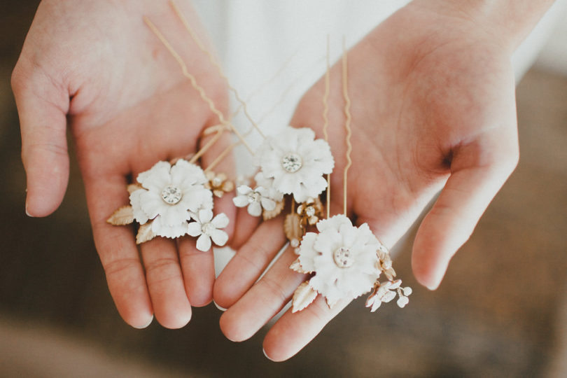 Mignonne Handmade - Accessoires de tête pour la mariée - A découvrir sur le blog mariage www.lamarieeauxpiedsnus.com