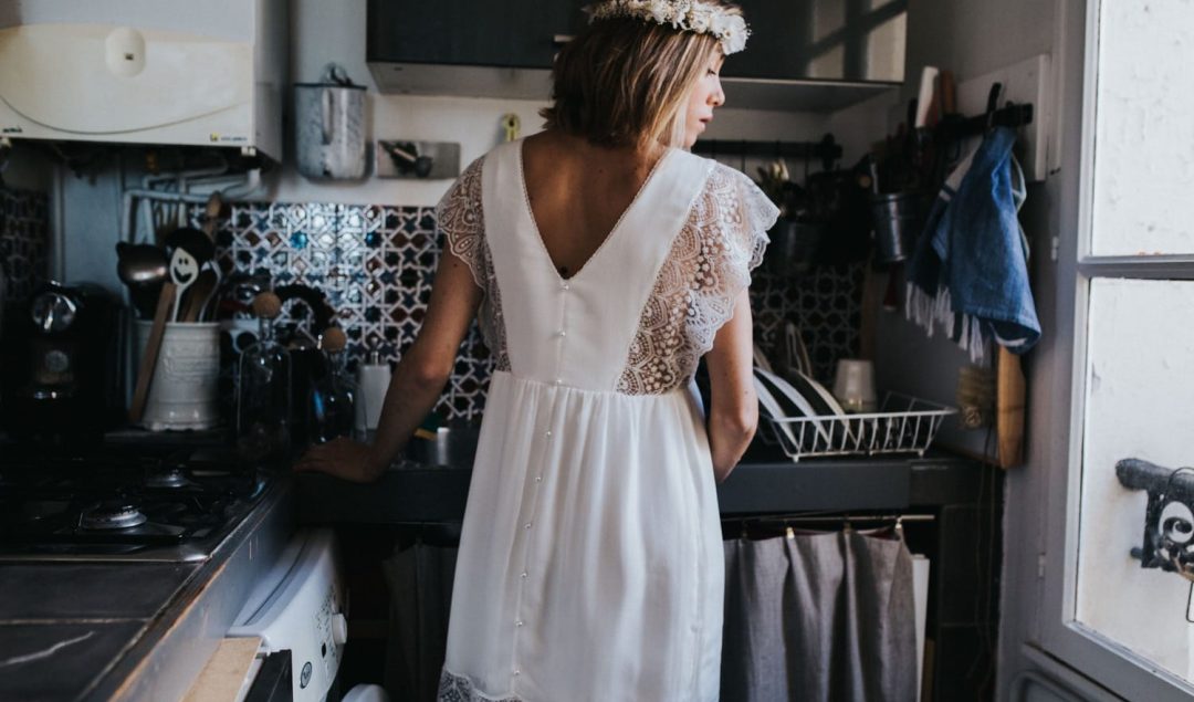 Lorafolk - collection robe de mariée civile 2018 - Photos : Laurence Revol - Blog mariage : La mariée aux pieds nus