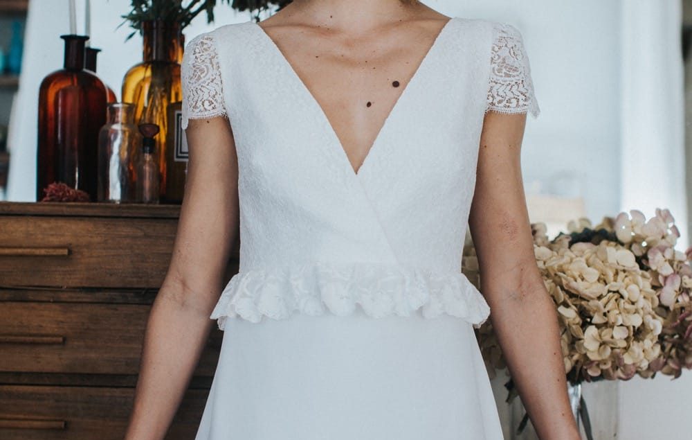 Lorafolk - collection robe de mariée civile 2018 - Photos : Laurence Revol - Blog mariage : La mariée aux pieds nus