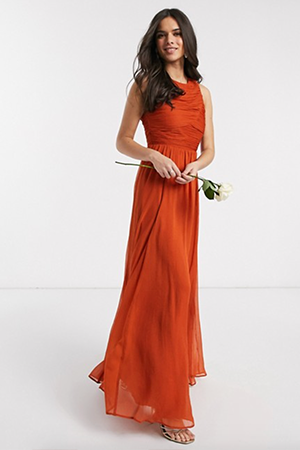 mariage-robe-longue-orange ...