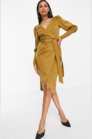 robe moutarde mariage