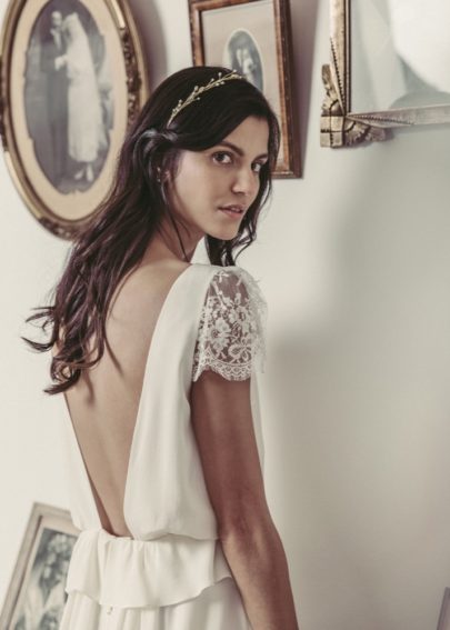 Laure de Sagazan - Collection de robes de mariée - Cérémonie civile - 2016 - A découvrir sur le blog mariage www.lamarieeauxpiedsnus.com - Photos : Laurent Nivalle