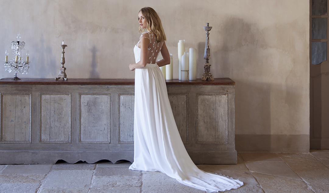 Lila de Saint Louis - Robes de mariée - Collection 2018 - Blog mariage : La mariée aux pieds nus