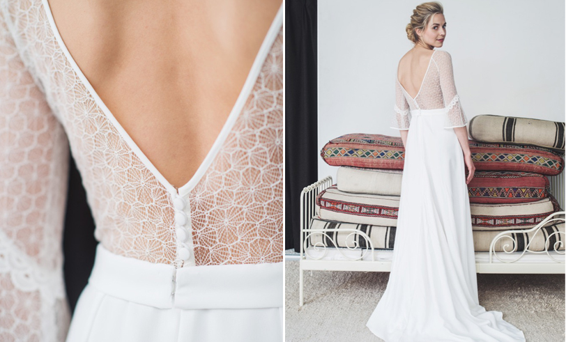 Mademoiselle de Guise - Robes de mariée - Collection 2018 - Blog mariage : La mariée aux pieds nus