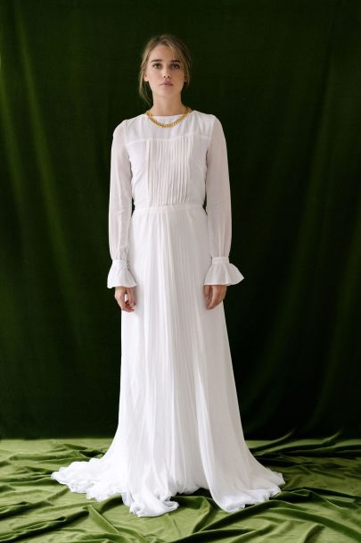 Maison Floret - Robes de mariée - Collection 2023 - Photos : Adrien Maurice - Blog mariage : La mariée aux pieds nus
