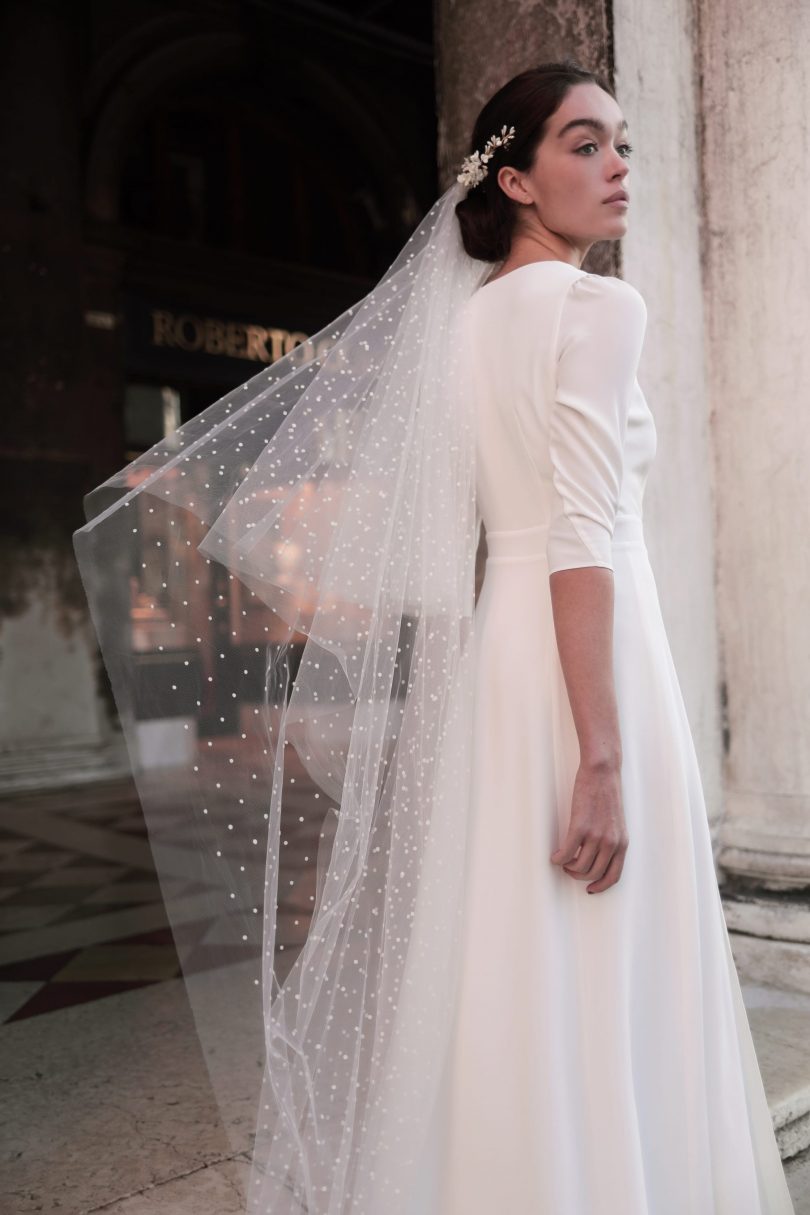 Maison Lemoine - Robes de mariée - Collection 2021 - Photos : Marion Colombani - Blog mariage : La mariée aux pieds nus