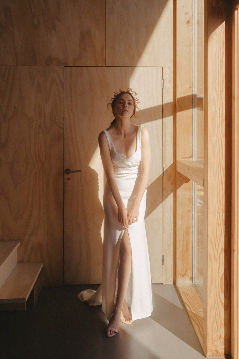 Maison Maelie - Robes de mariée - Collection 2022 - Photos : Coco Egia - Blog mariage : La mariée aux pieds nus