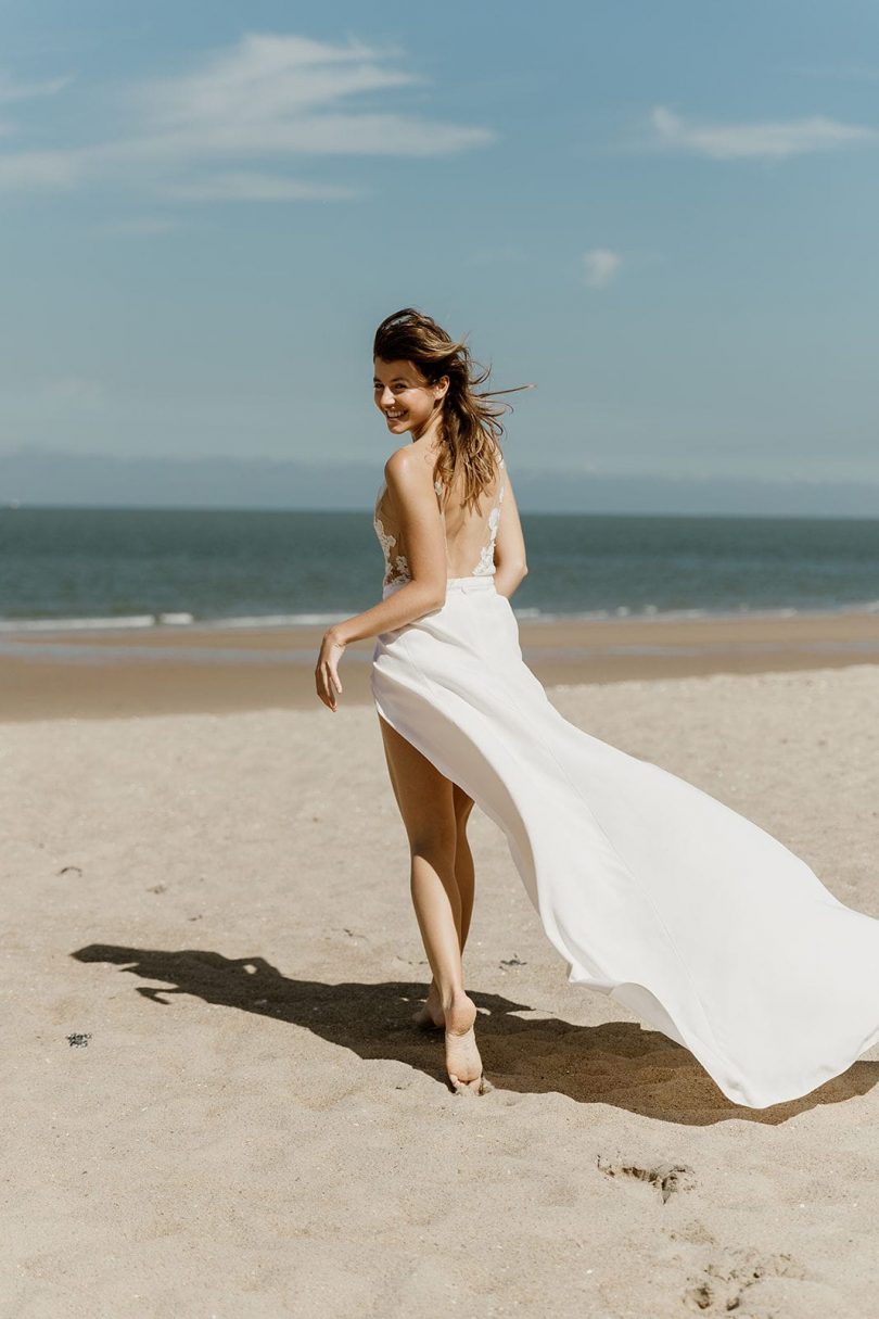 Maïté Bailleul - Robes de mariée - Collection 2023 - Photos : Coralie Lescieux - Blog mariage : La mariée aux pieds nus