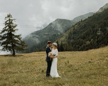 Un mariage dans les Alpes Suisses - Photographe : Kaat DM - Blog mariage : La mariée aux pieds nus